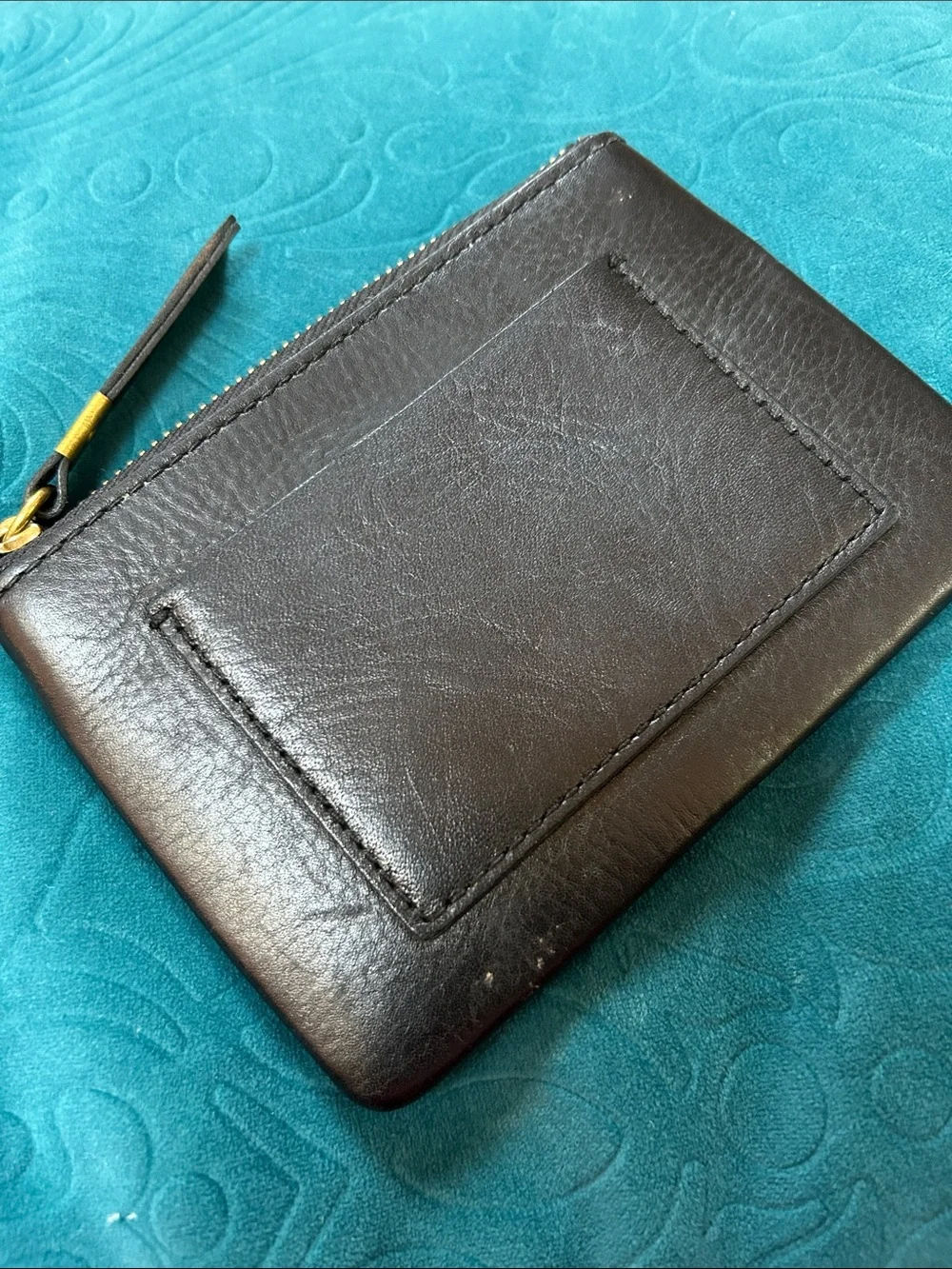 Madewell Leather Wallet Zipped Coin Purse